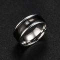 Stainless Steel Titanium Band Ring Wedding Engagement Size 7