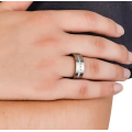 Titanium Stainless Steel Wedding Engagement Band Ring Size 13