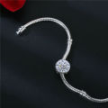 1pcs Silver  European Charm Beads Fit 925 Necklace, Bracelet Pendant Chain