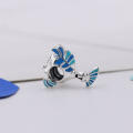 1pcs Silver Fish  European Charm Beads Fit 925 Necklace, Bracelet Pendant Chain