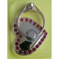 Universal Mobile Phone Ring Stent - RED GOLDEN HEART