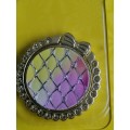 Universal Mobile Phone Ring Stent - Yellow & Pink Mermaids Tail