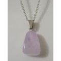 `Retail Price R450`  Brazil Natural Amethyst Trapezoid Necklace