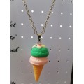 3D Ice cream Resin Charms Necklace by SarAbi Collection