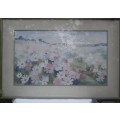 INVESTMENT! LOVELY ROSALIND CHIDELL BRABY WATERCOLOR PAINTING 1919-2005