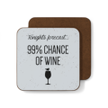 Wooden Coaster 4pc - Alcohol quotes