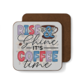 Wooden Coaster 4pc - Coffee Quotes 3