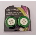 Light Worx 2 Pack LED Push Button Light | Great for Load Shedding