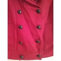 CACHE CAHE Red "bunny" jacket