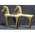 FOR PAMELA GREYLING - Set of 2 bronze Etruscan horses