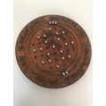 Vintage 'Hand Carved' Solitaire Board