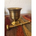 Lovely Solid Brass Mortar and Pestle