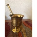 Lovely Solid Brass Mortar and Pestle