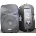 Hybrid PB15M 15" Powered 800 Watt Peak Speakers