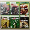 Xbox360 Clearance! Dead Island, Dead Island Riptide, FEAR, Left 4 Dead 1, Left 4 Dead 2, Farcry 2