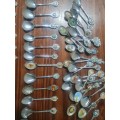 Over 50 collectable spoons