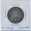 1905 - Switzerland 2 Franc Silver Coin
