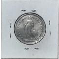 1906 - Switzerland 2 Franc Silver Coin