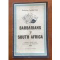 RUGBY 1961 : BARBARIANS vs SOUTH AFRICA @ CARDIFF ARMS PARK ON 4 FEB 1961