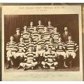 RUGBY 1908 - GREY COLLEGE BLOEMFONTEIN FIRST XV TEAM PHOTO - ON ORIGINAL POSTCARD