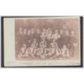 1904 SOCCER FOOTBALL : WOODSTOCK STATION FOOTBALL CLUB TEAM PHOTO POSTCARD
