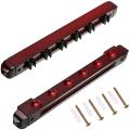 Pool Cue Wall Rack with 6 Cue Clips for Billiard / Pool Cue Racks