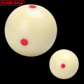 Red 6 Dot-Spot White Pool-Billiard Practice Training Billiard Pool Ball
