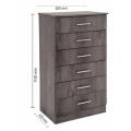 Lagos Chest of Drawers Charcoal