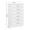 Lagos Chest of Drawers White