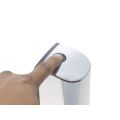 Elegant 300ml Soap Dispenser Plastic Round - Silver