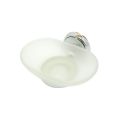 Soap Dish Holder With Frosted Oval Soap Dish
