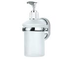 Frosted Glass Soap Dispenser With Wall Mount Bracket - 180ml