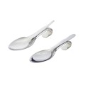 2 x Heavy Duty Flat Spoon Rest and 2 x Serving Spoons - Value Combo