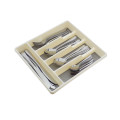 Off-White Cutlery Divider Plastic + 24 Pieces Cutlery Set - Combo