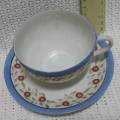 Beautiful thin porcelain cup and saucer - no markings - great quality!