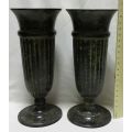 Pair of stunning metal Vases
