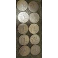 Collection of one rand coins