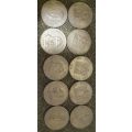 Collection of one rand coins
