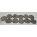 Collection of 20 cent coins