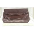 Real leather clutch bag!