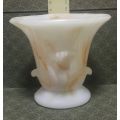 Pressed milk glass vase - Imperial USA