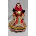 Vintage Handmade doll in traditional wear