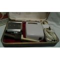 Vintage used Payer-Lux electrical shaver in original case - as per photo -working!