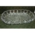 Vintage heavy lead crystal bowl. a chip on the middle edge but still - so pretty!