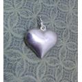 925 Silver Heart pendant - vintage