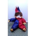 Corky Clown Monchhichi look Vintage Collectable Soft Toy