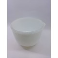 Lovely  milk glass mixing bowl! Look!!