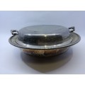 Seranco SP ON C: Silver Plated on copper. serving bowl with divisions