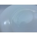 Arcopal milk glass cup and saucer - x 6