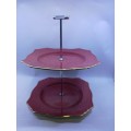 Vintage Royal Winton Grimwades Two Tier Cake Stand